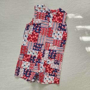 Vintage Patriotic Sailor Jon Jon kids 6/7